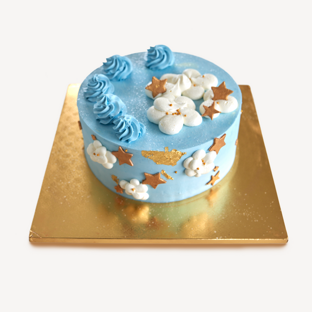 Online Cake Order - Gold Stars #284Baby