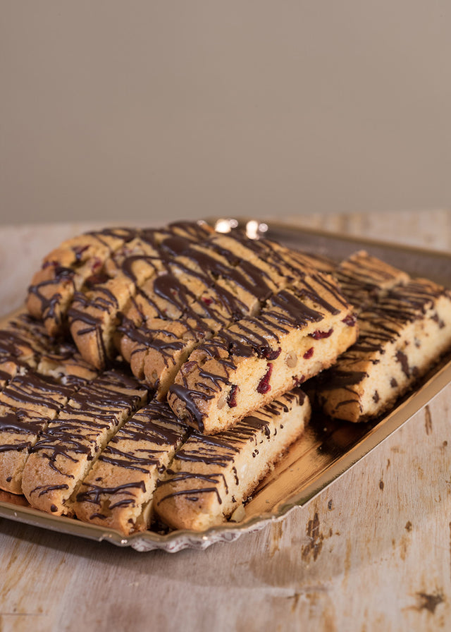 Chocolate Drizzled Biscotti