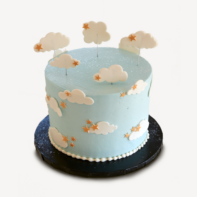 Online Cake Order - Clouds and Stars #277Baby