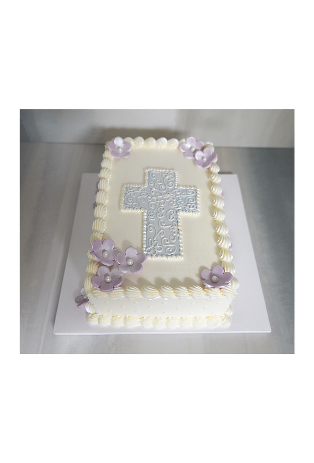Online Cake Order - Communion Cross #41Featured