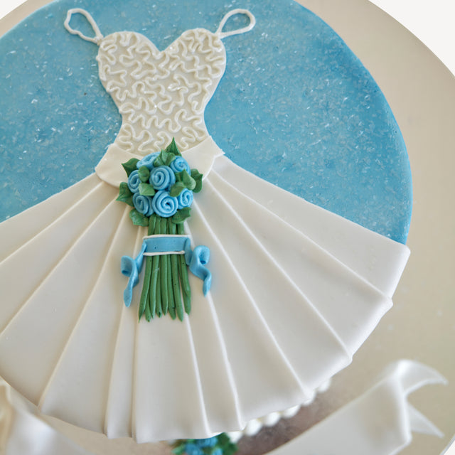 Online Cake Order - Dress Cake #127Bridal