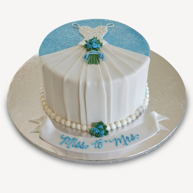 Online Cake Order - Dress Cake #127Bridal