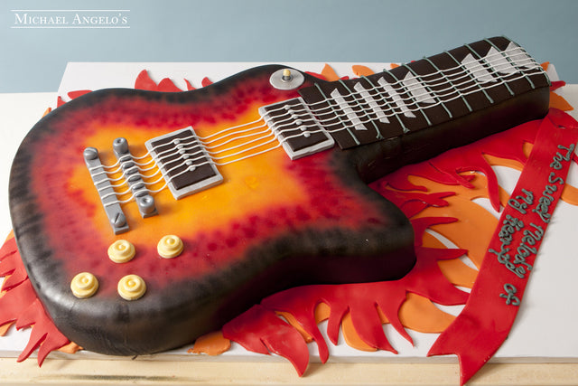 Fire Red Guitar #49Hobbies