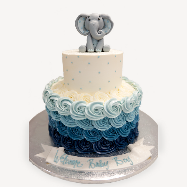 Online Cake Order - Elephant Tiered Cake #148Animals