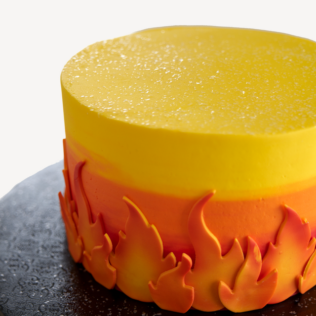 Online Cake Order - Fire Cake #411Hobbies