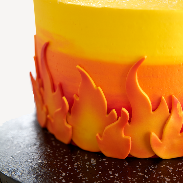 Online Cake Order - Fire Cake #411Hobbies