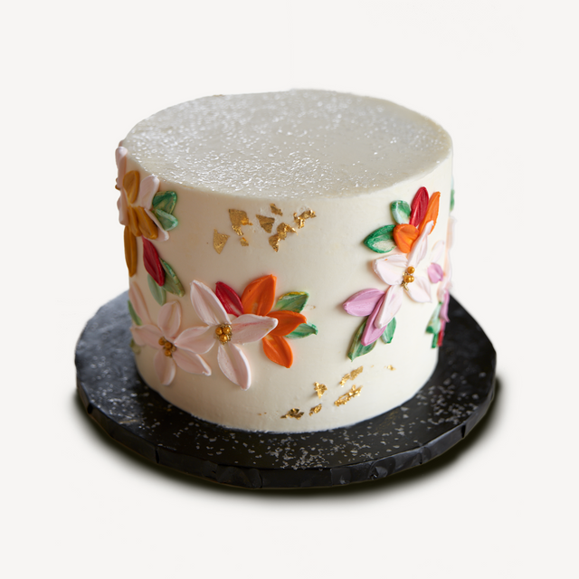 Online Cake Order - Modern Flowers #4PaletteCake