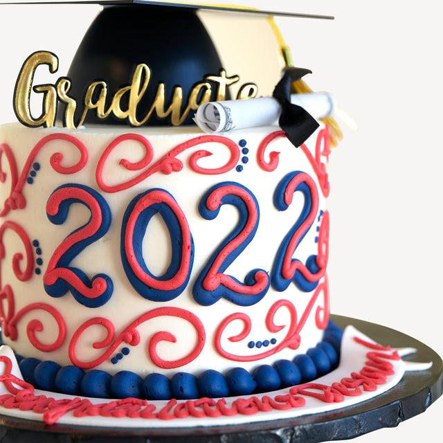 Online Cake Order - Class of Swirls #120Graduation