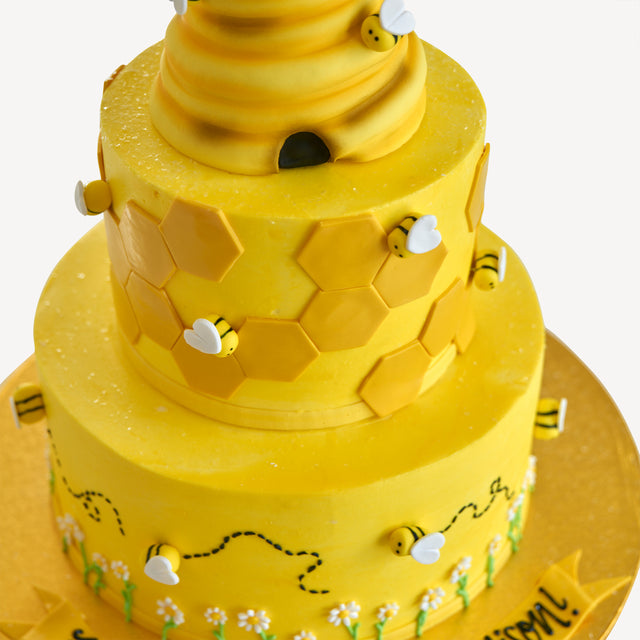 Online Cake Order - Honey Bee Cake #301Baby