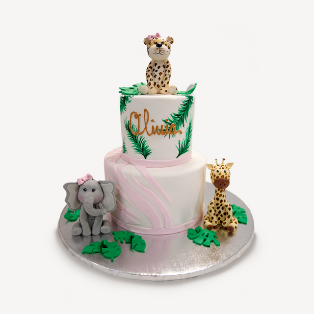 Online Cake Order - Jungle Animals #151Animals