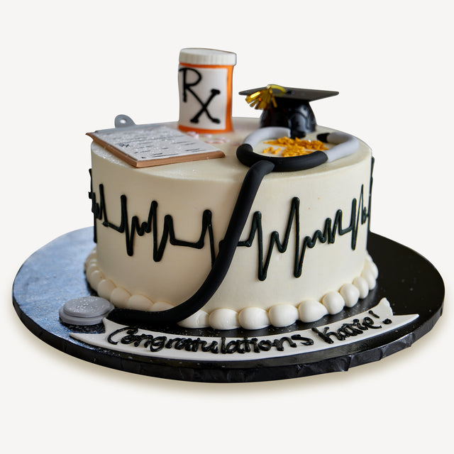 Online Cake Order - Nurse Cake #121Graduation