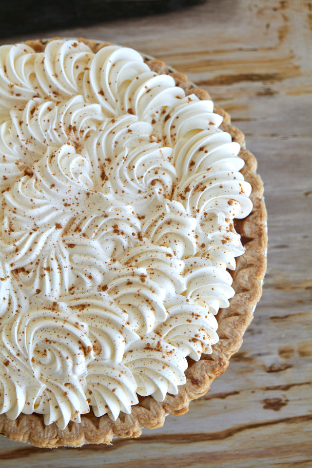 PUMPKIN PIE with WHIPPED CREAM - Winery Pickup