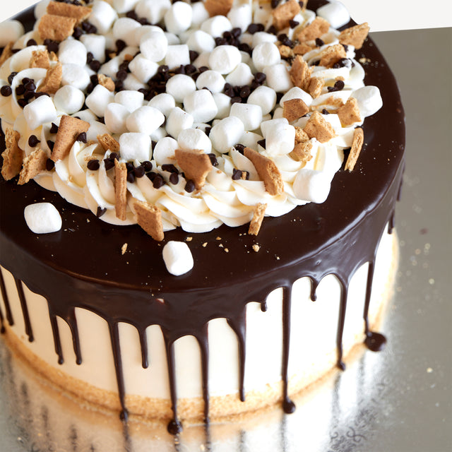 Online Cake Order - S'mores Drip Cake #8Drip