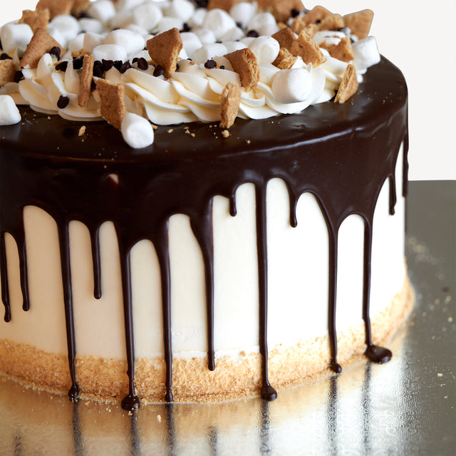 Online Cake Order - S'mores Drip Cake #8Drip