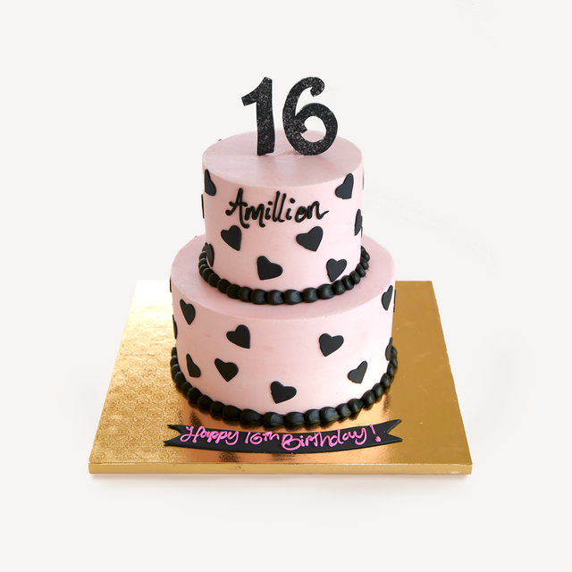 Online Cake Order - Sweet 16 Tiered Cake #258Milestones