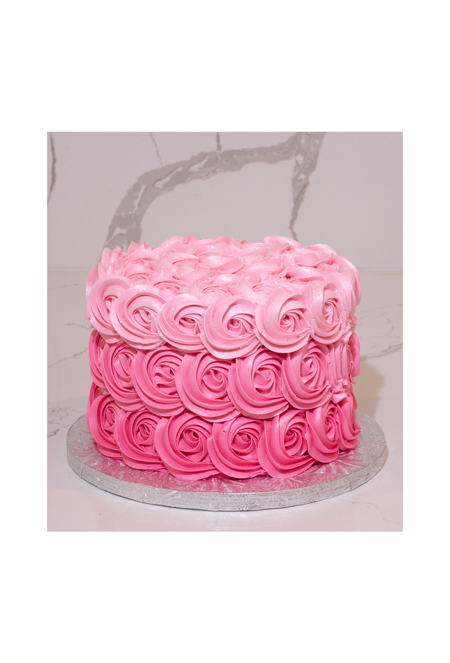 Online Cake Order - Ombre Rosettes #80Featured