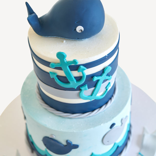 Online Cake Order - Whale Cake #305Baby