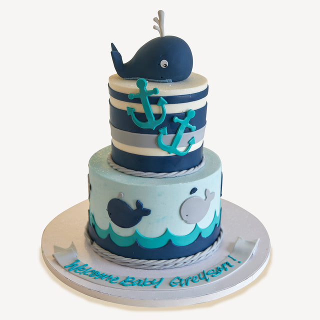 Online Cake Order - Whale Cake #305Baby