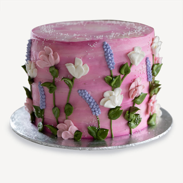 Online Cake Order - Spring Flowers #32SeasonalFlowers