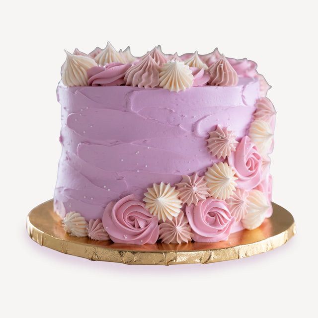 Online Cake Order - Dots & Flowers #97Featured
