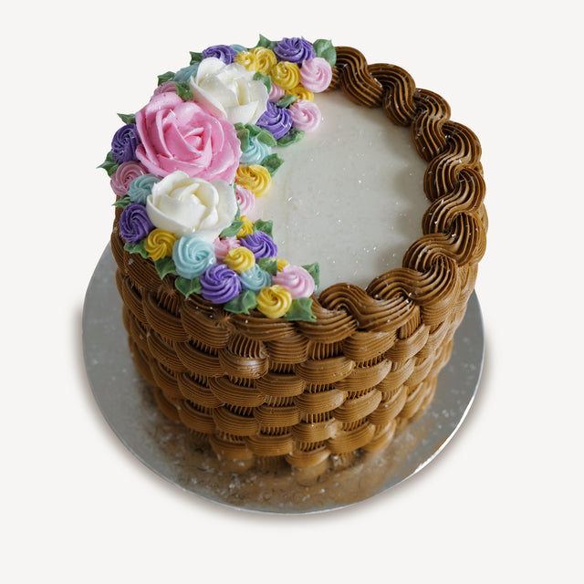 Online Cake  Order - Flower Basket #102Featured