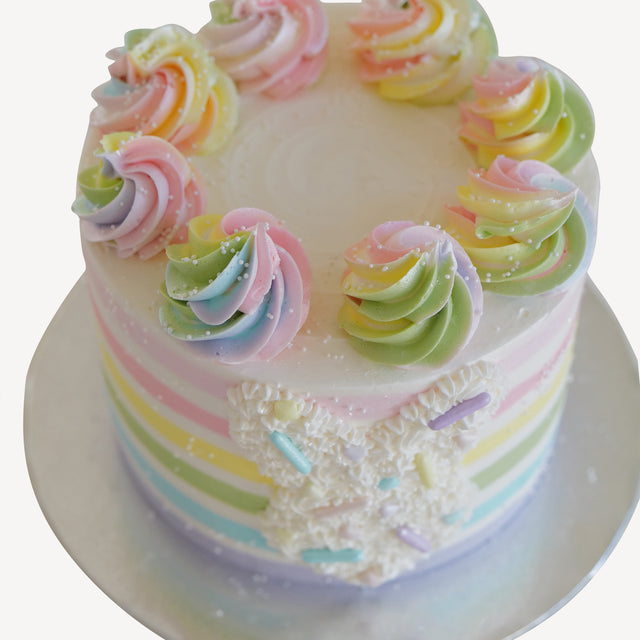 Online Cake  Order - Rainbow Rabbit #107Featured