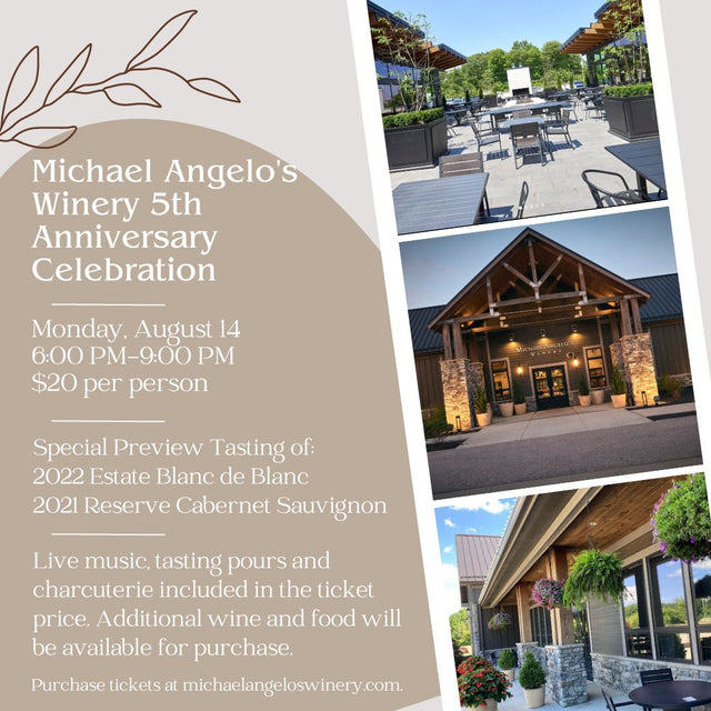 Michael Angelo's Winery 5th Anniversary