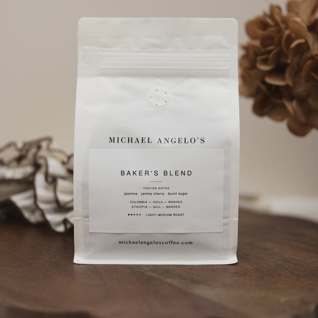 Michael Angelo's Baker's Blend whole bean coffee