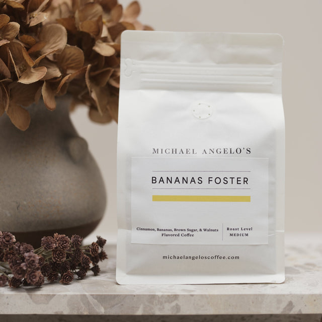 Michael Angelo's Bananas Foster coffee bag, view 4