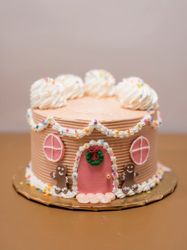 Gingerbread House Cake -  #598Featured