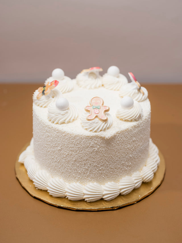 Gingerbread Man Snow Cake -  #593Featured