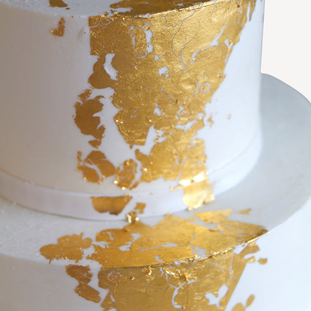 Online Cake Order - Gold Leaf Cake #11Texture