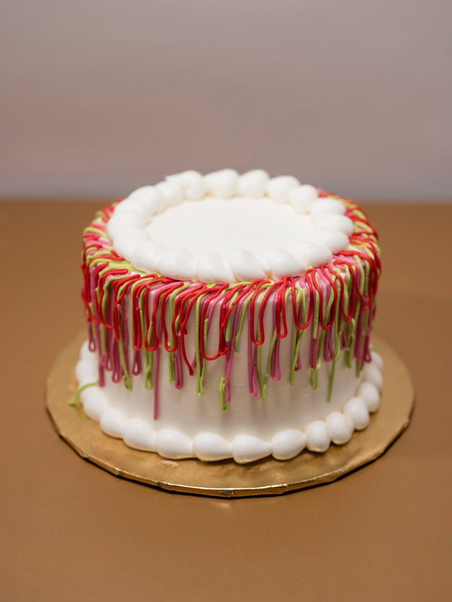Grinchy Drip Christmas Cake -  #592Featured