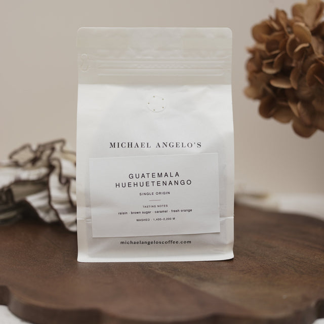 Michael Angelo's Guatemala Huehuetenango coffee bag, view 2