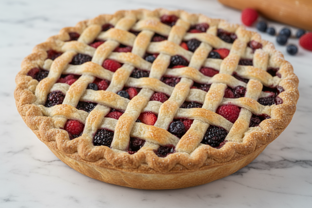 Increase the amount of lattice crust on top