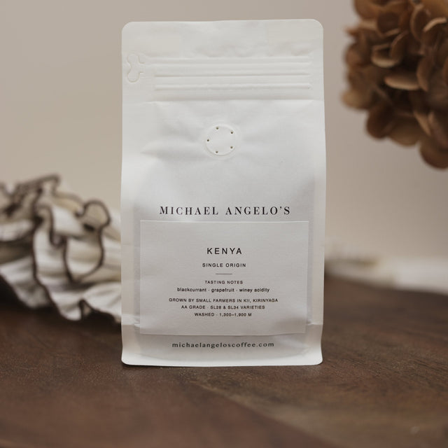 Michael Angelo's Kenya Kii AA whole bean coffee
