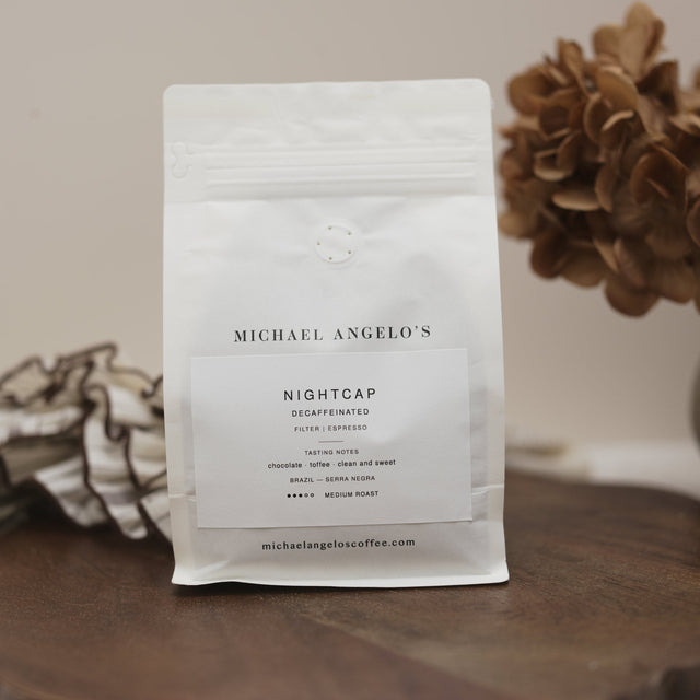 Michael Angelo's Nightcap Decaf coffee bag, view 2