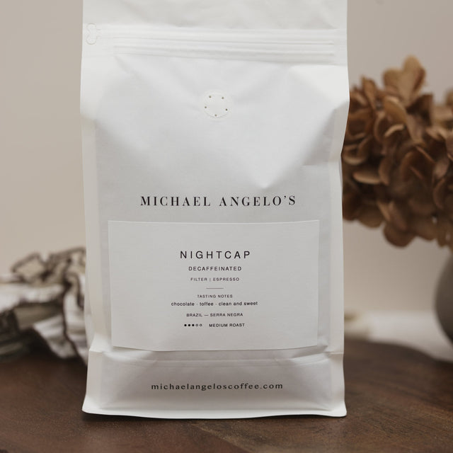 Michael Angelo's Nightcap Decaf coffee bag, view 3