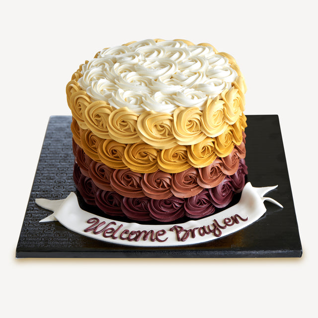 Online Cake Order - Ombre Cake #5Texture