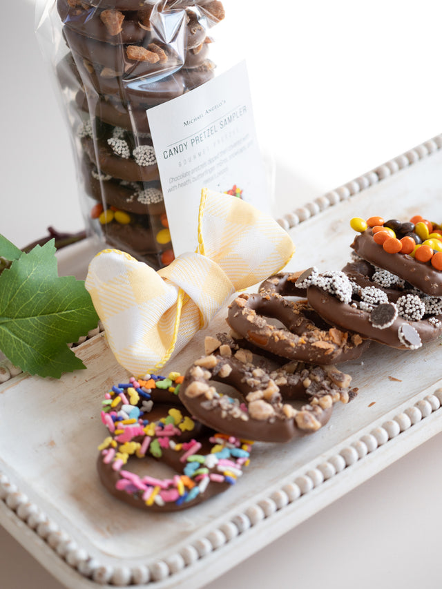 Chocolate Covered Candy Pretzel Sampler