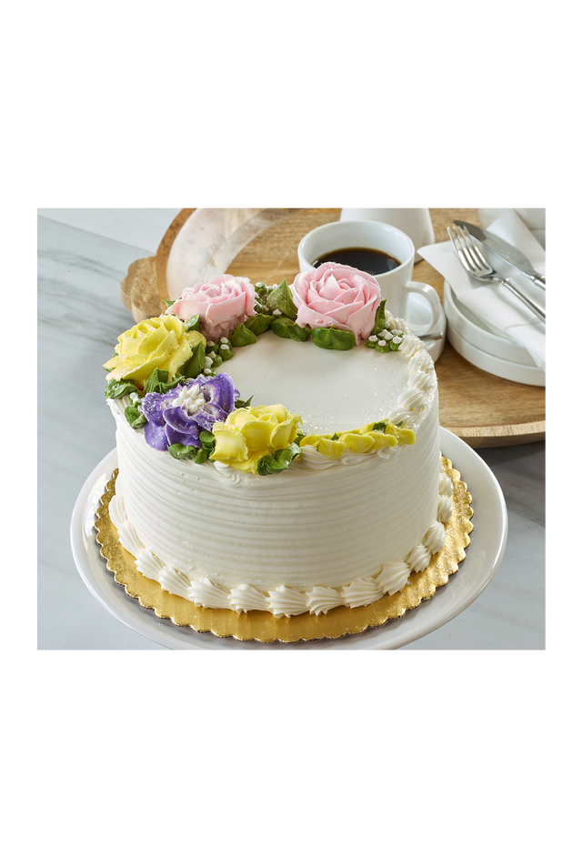Online Cake Order - Spring Flowers Round #1Standard