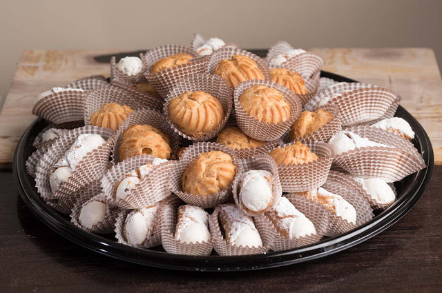 Online Party Tray Order - Cannoli & Custard Puff Tray