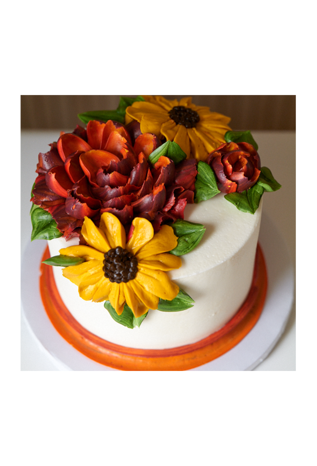 Online Cake Order - Flower Bouquet #50Featured