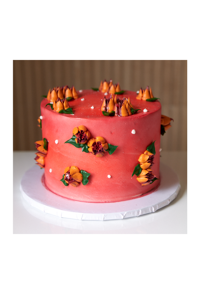 Online Cake Order - Drop Flowers #53Featured