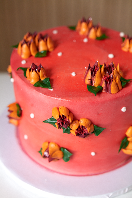 Online Cake Order - Drop Flowers #53Featured