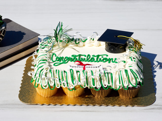 Online Cake Order - Graduation Cupcake Sheet Cake #45Featured