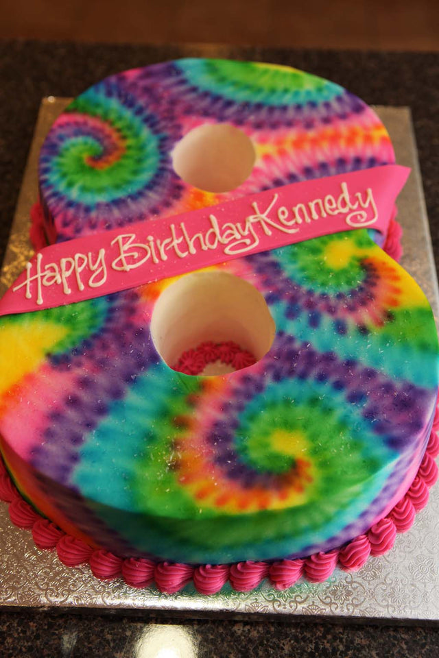 Tie Dye Birthday Surprise #125Milestones