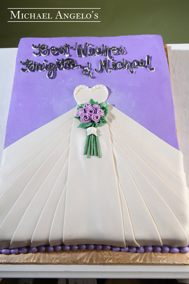 Wedding Dress Sheetcake #52Bridal