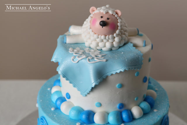 Baby Lamb with Swirls & Dots #26Baby