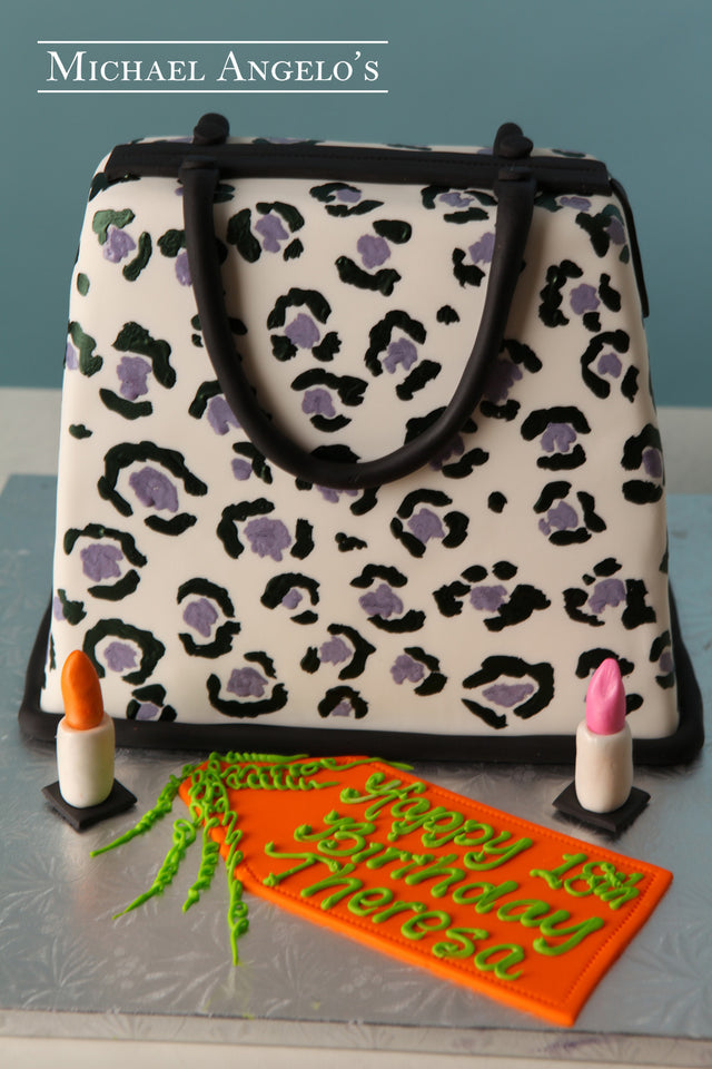 Black Cheetah Handbag #28Handbag